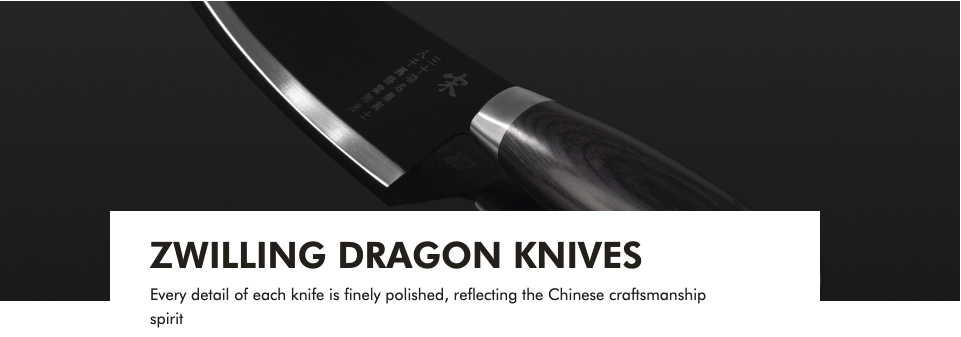 Zwilling - DRAGON 3 PC Knife block set With 3